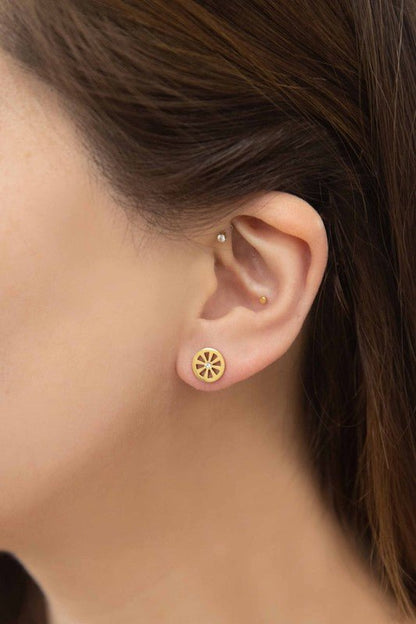 Pinwheel Stud Earrings GOTIQUE Collections