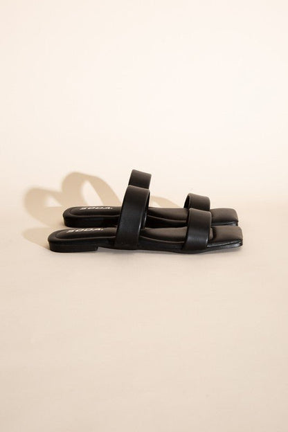 RAMSEY Double Strap Slides GOTIQUE Collections