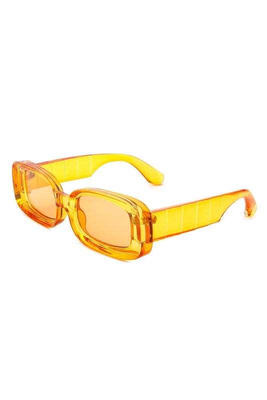 Rectangle Narrow Retro 90s Square Sunglasses GOTIQUE Collections