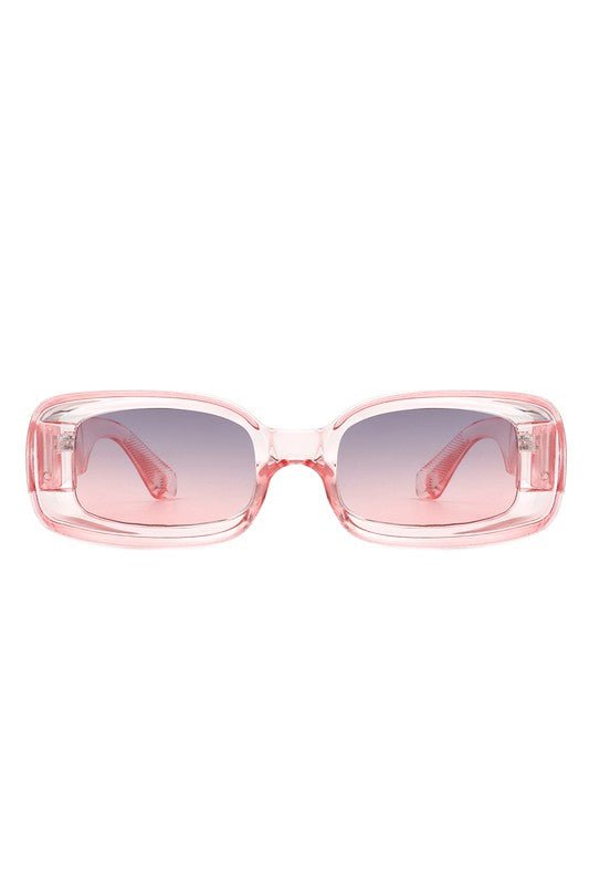 Rectangle Narrow Retro 90s Square Sunglasses GOTIQUE Collections