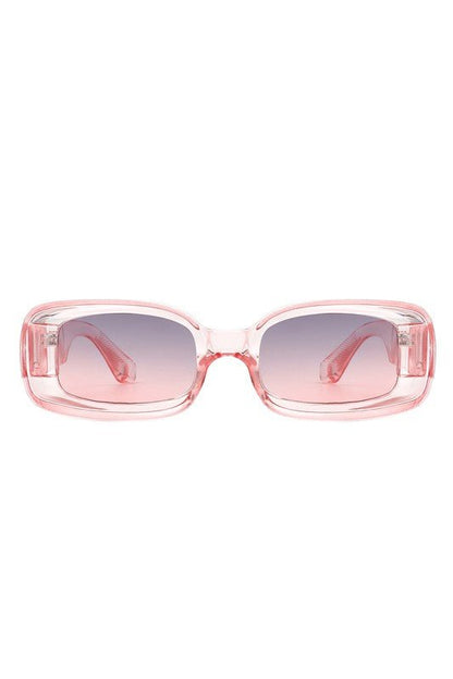 Rectangle Narrow Retro 90s Square Sunglasses GOTIQUE Collections