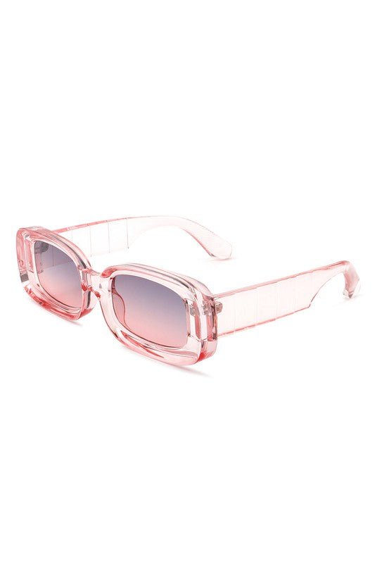 Rectangle Narrow Retro 90s Square Sunglasses GOTIQUE Collections