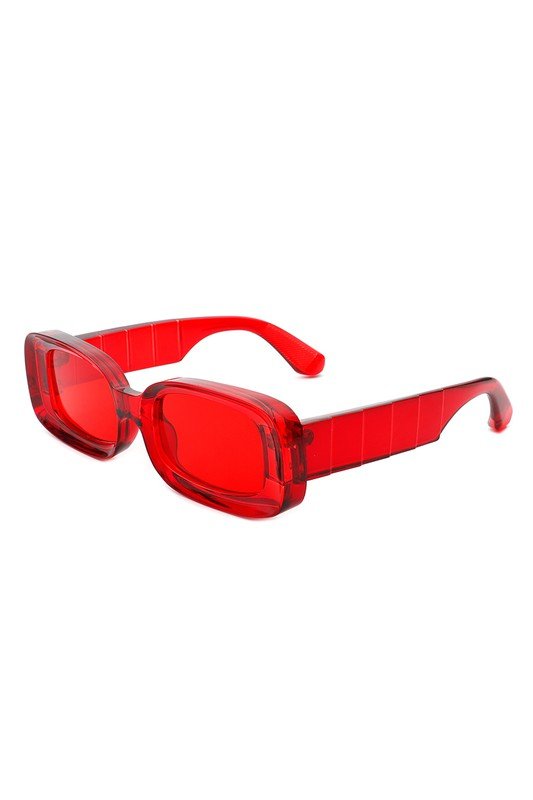 Rectangle Narrow Retro 90s Square Sunglasses GOTIQUE Collections