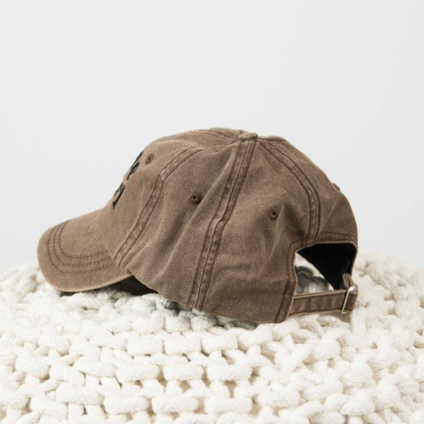 SPICE GIRL Embroidered Canvas Hat GOTIQUE Collections