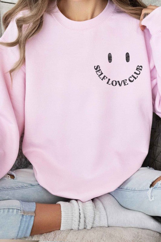 Self Love Club Graphic Sweatshirt GOTIQUE Collections