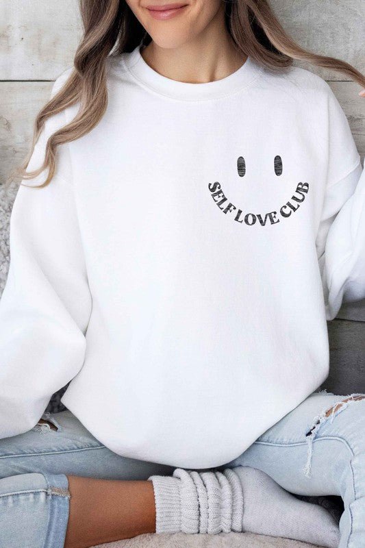 Self Love Club Graphic Sweatshirt GOTIQUE Collections