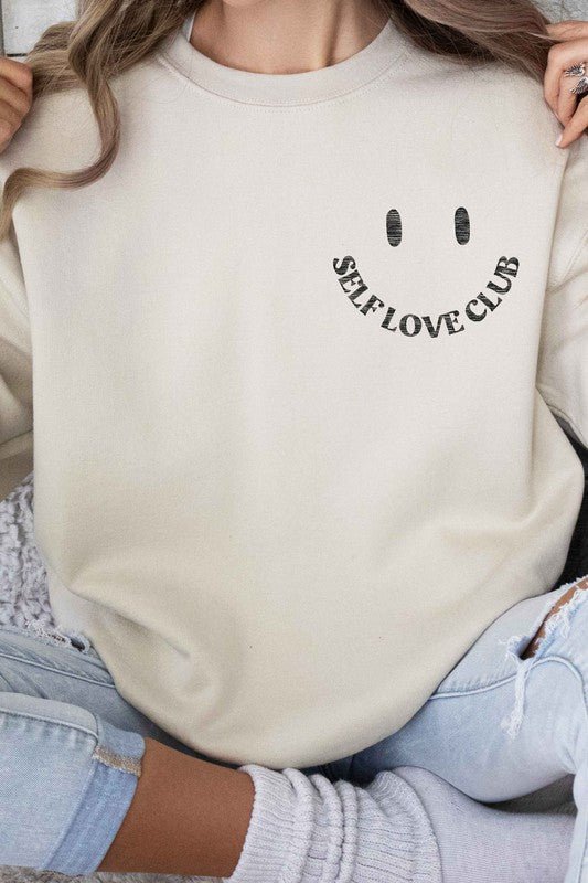 Self Love Club Graphic Sweatshirt GOTIQUE Collections