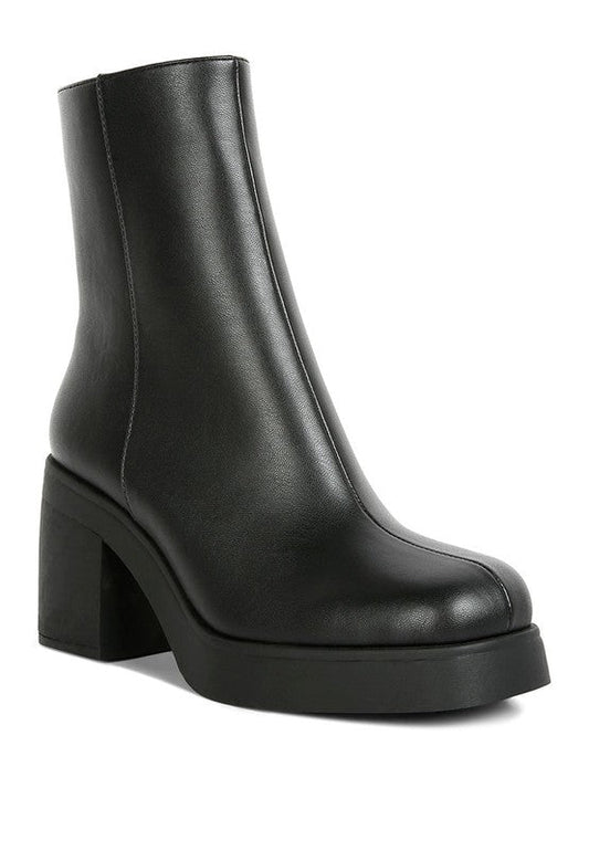 Sins Collar High Ankle Platform Boots GOTIQUE Collections