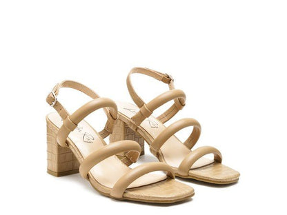 Slater Croc Slingback Block Sandals GOTIQUE Collections