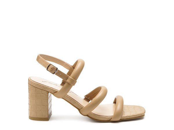 Slater Croc Slingback Block Sandals GOTIQUE Collections