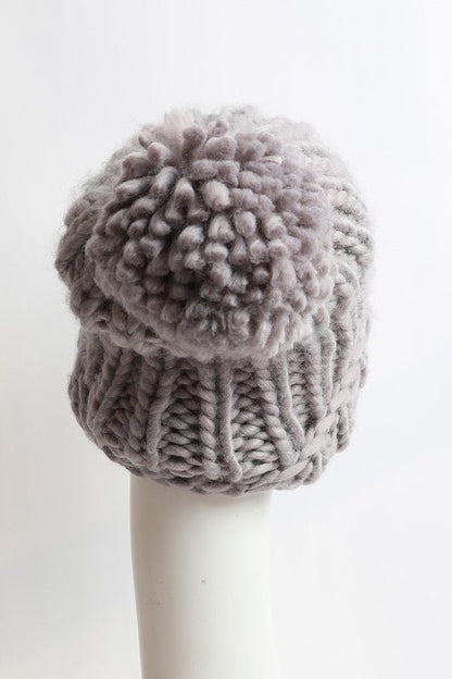 Soft Chunky Cable Knit Beanie GOTIQUE Collections