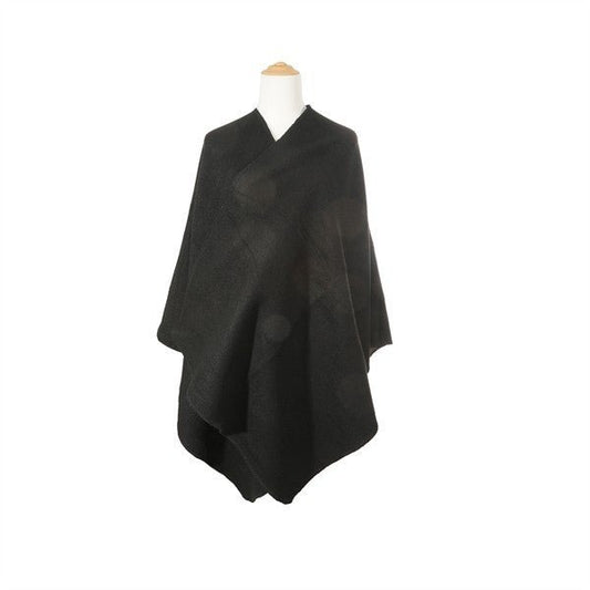 Solid Cozy Elegance Poncho GOTIQUE Collections