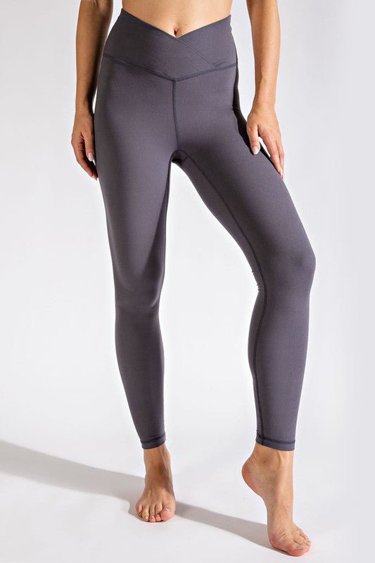 V-Waist Full Length Leggings GOTIQUE Collections