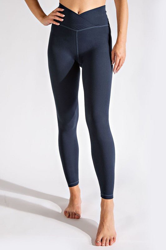 V-Waist Full Length Leggings GOTIQUE Collections