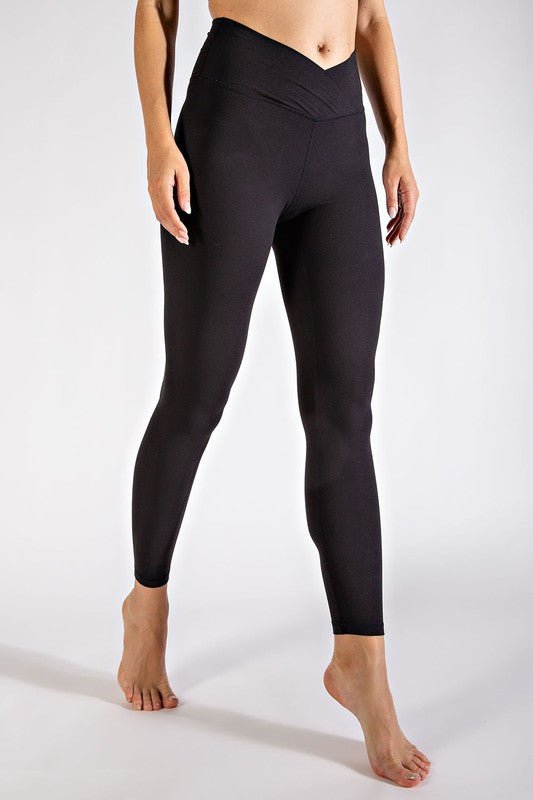 V-Waist Full Length Leggings GOTIQUE Collections