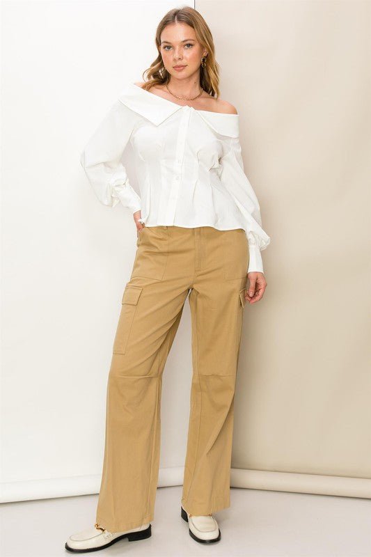 Weekend Chiller High Waist Cargo Pants GOTIQUE Collections