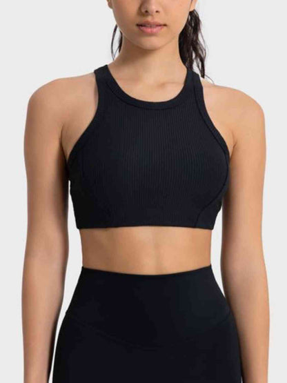 Wide Strap Cropped Sport Tank Top GOTIQUE Collections