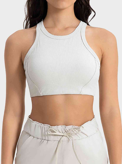 Wide Strap Cropped Sport Tank Top GOTIQUE Collections