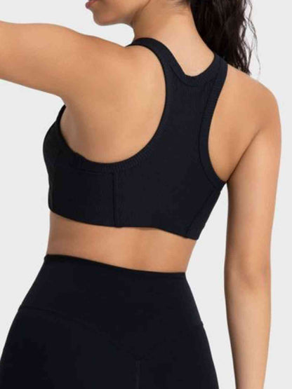 Wide Strap Cropped Sport Tank Top GOTIQUE Collections