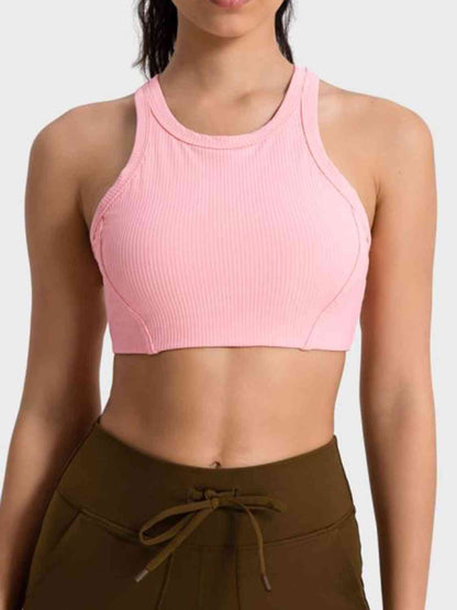 Wide Strap Cropped Sport Tank Top GOTIQUE Collections