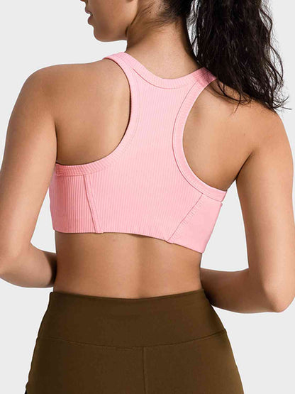 Wide Strap Cropped Sport Tank Top GOTIQUE Collections