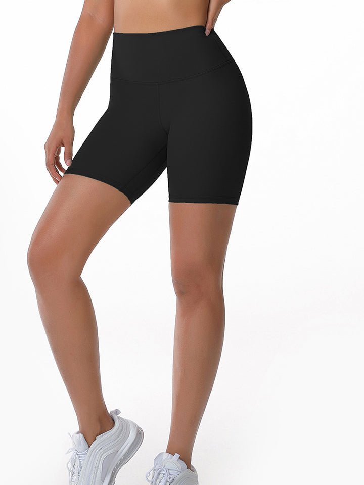 Wide Waistband Biker Shorts GOTIQUE Collections