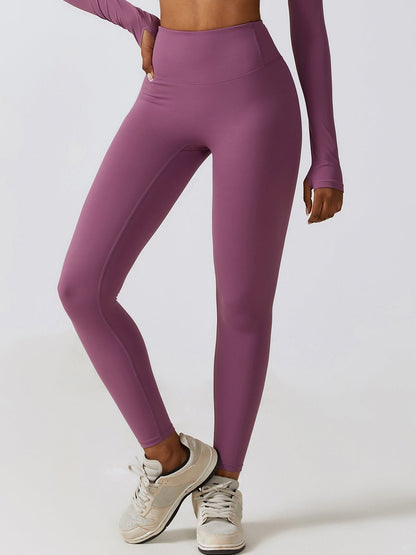 Wide Waistband Slim Fit Leggings GOTIQUE Collections