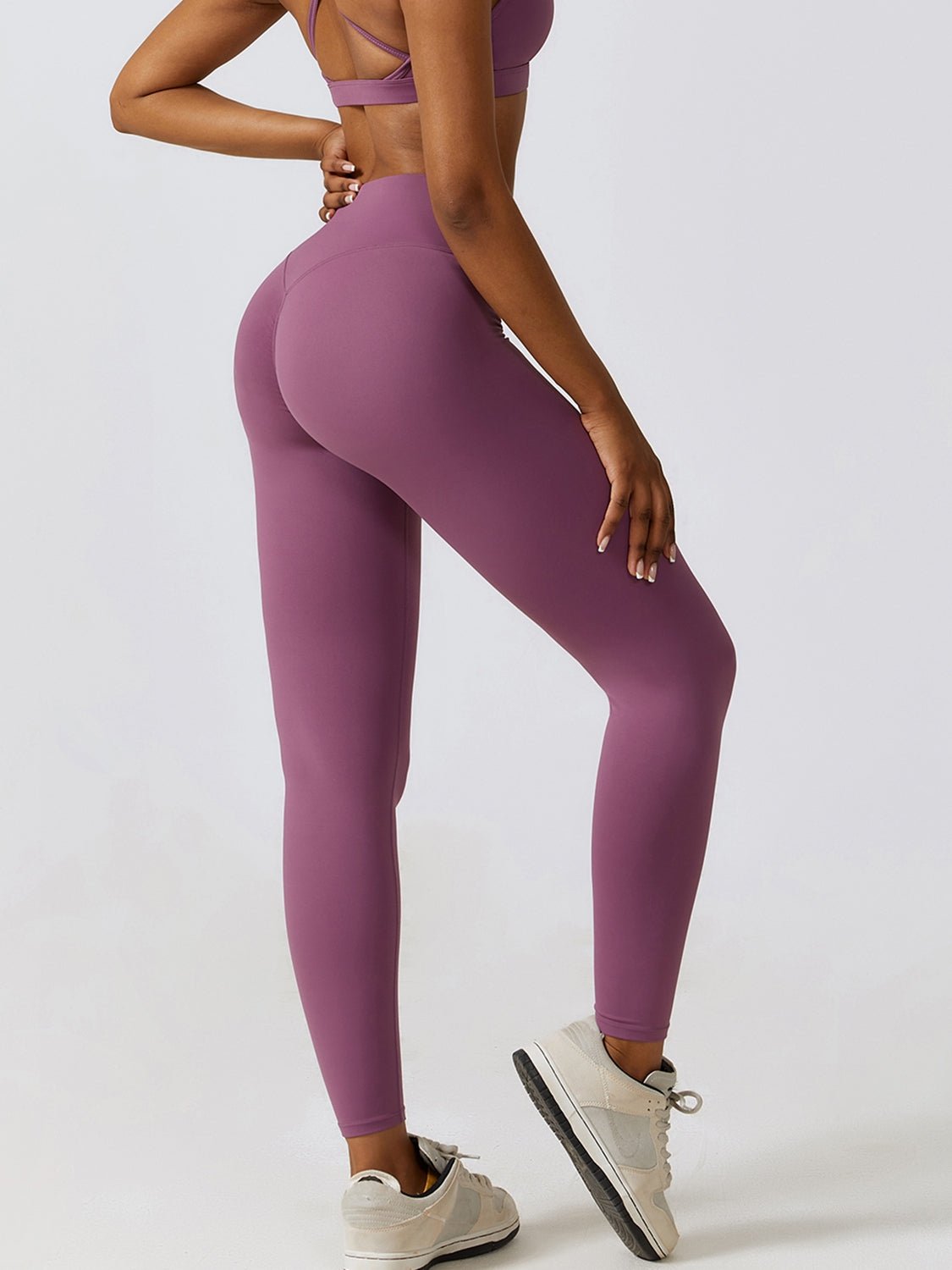 Wide Waistband Slim Fit Leggings GOTIQUE Collections