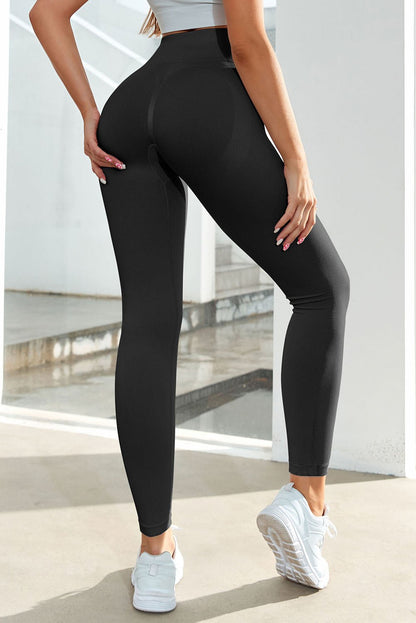 Wide Waistband Sports Leggings GOTIQUE Collections