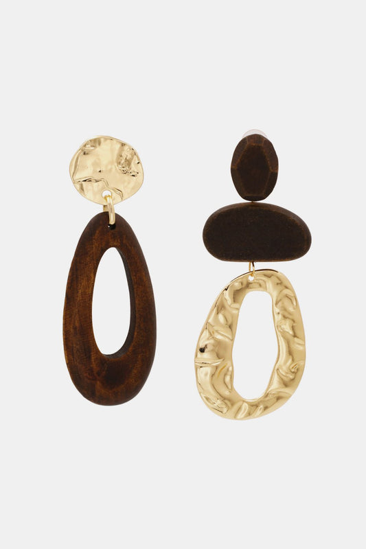 Wooden Dangle Earrings GOTIQUE Collections