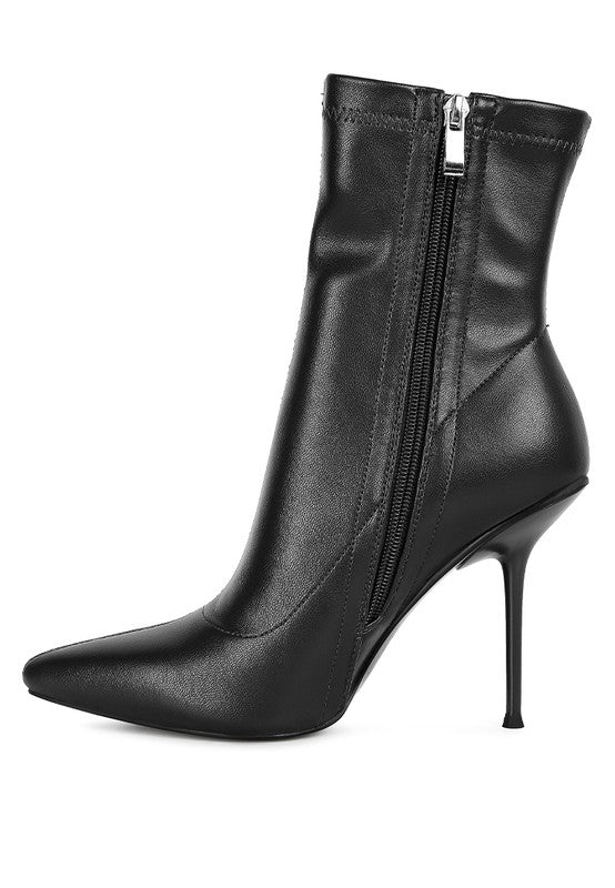YOLO High Pointed Heeled Ankle Boot GOTIQUE Collections