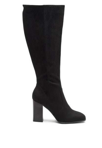 ZILLY Knee High Faux Suede Boots GOTIQUE Collections